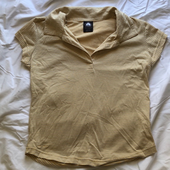 Yellow & White Striped Nike Dri-Fit - Picture 2 of 4